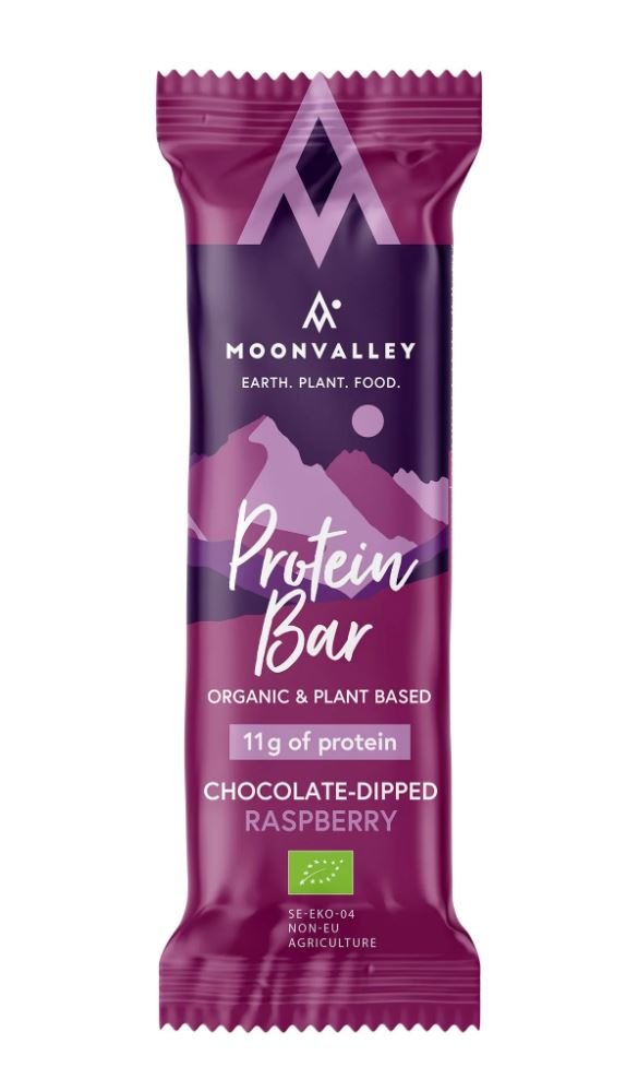 Bilde av Moonvalley Protein Bar Raspberrychocolate-dipped